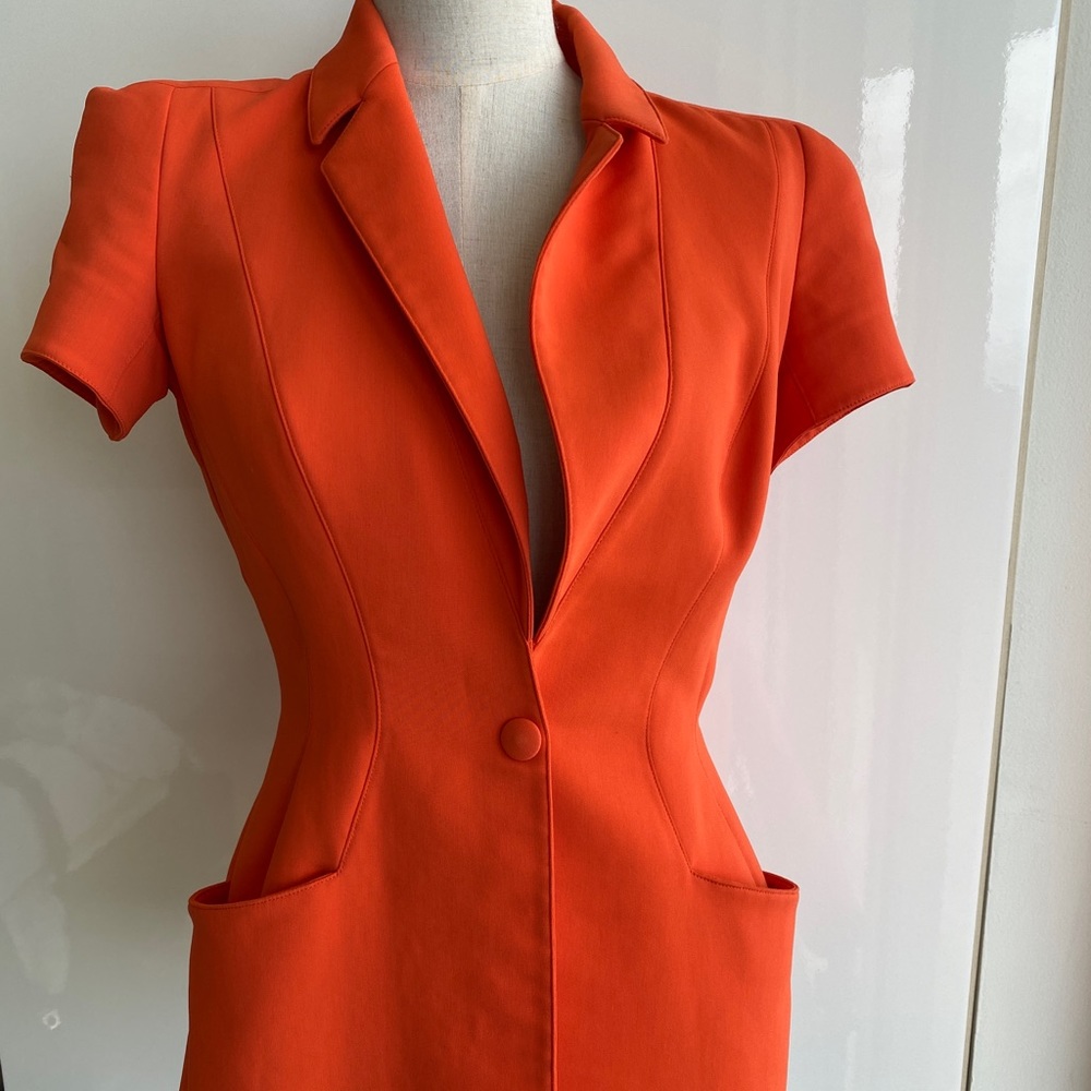 Thierry Mugler orange jacket vintage❤️